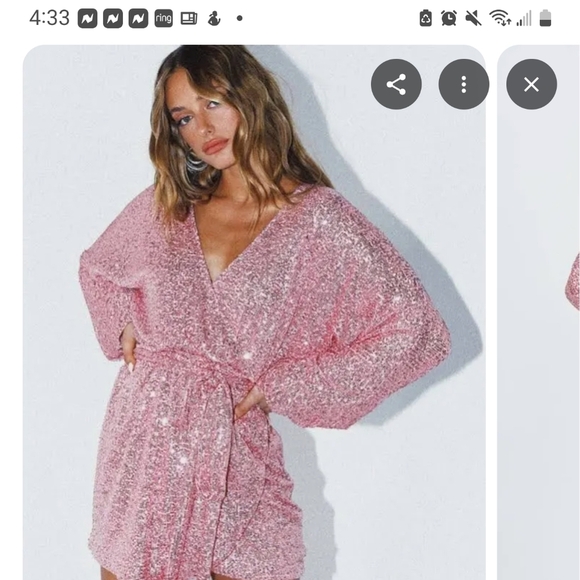 Princess Polly Dresses & Skirts - Princess polly sequin long sleeve dress
